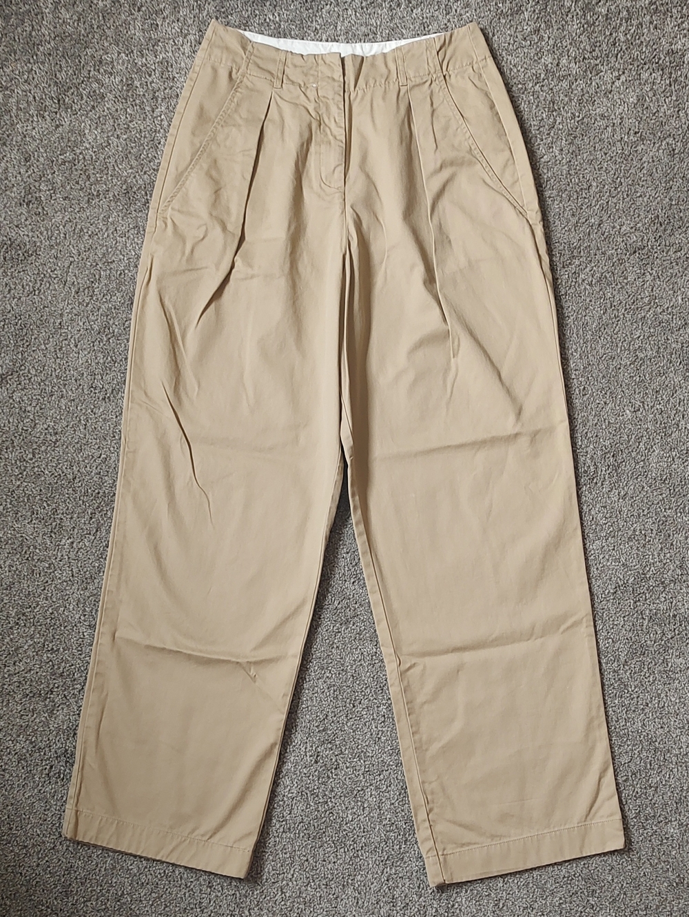 Roots Size 8 100% Organic Cotton Pleated Pants - Picture 4 of 10